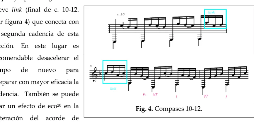 Fig. 4. Compases 10-12.  