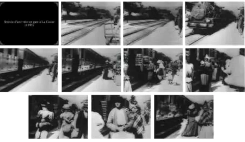 Fig. 8 - Auguste Lumière & Louis Lumière  “La llegada de un tren a La Ciotat” (1895)