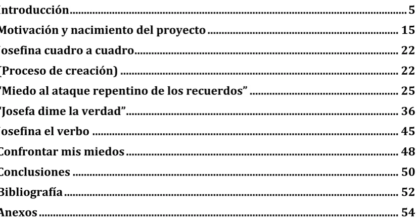 Tabla de contenido 