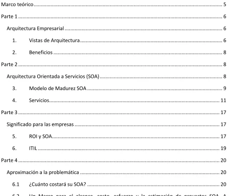 TABLA DE CONTENIDO 
