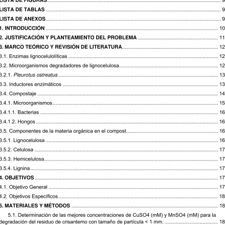 TABLA  DE CONTENIDO 