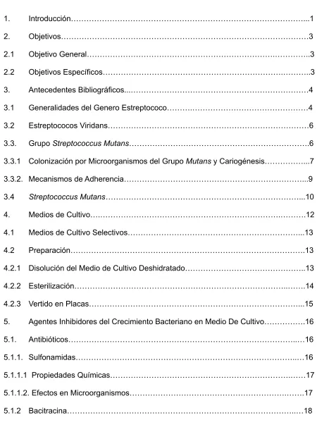 TABLA DE CONTENIDO