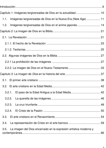 Tabla de contenido 