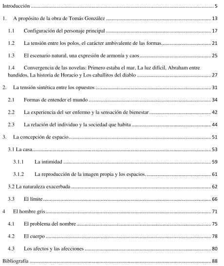 Tabla de contenido 