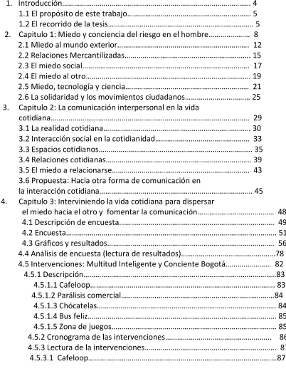 Tabla de contenido 