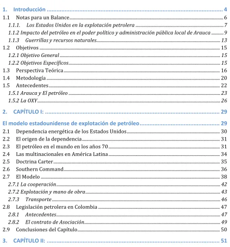 Tabla de contenido 