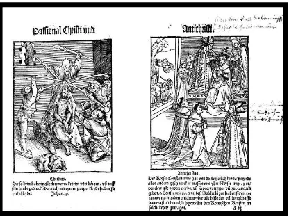 figuras que impactaban al lector de aquellos impresos. Esta obra de Cranach 