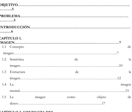 TABLA DE CONTENIDO 