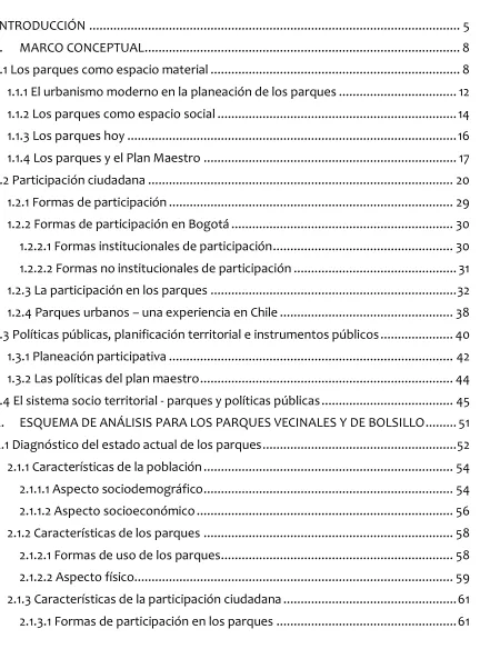 TABLA DE CONTENIDO 