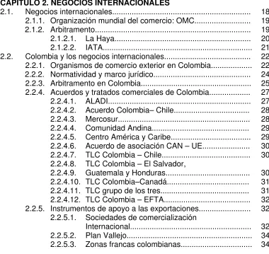 TABLA DE CONTENIDO 