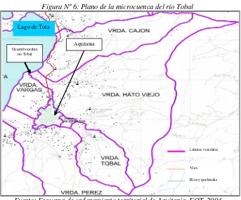 Figura Nº 6: Plano de la microcuenca del río Tobal 