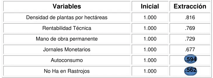 Tabla 11 Varianza Total Explicada 