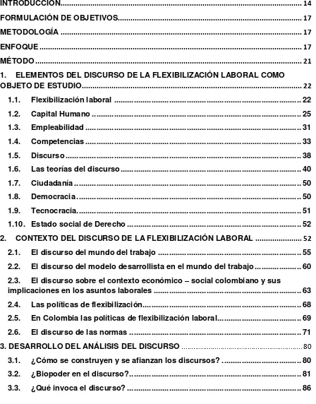 Tabla de contenido 