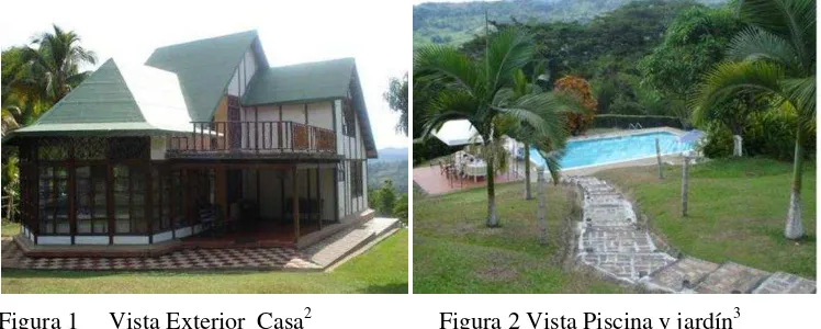 Figura 1     Vista Exterior  Casa2                     Figura 2 Vista Piscina y jardín3 