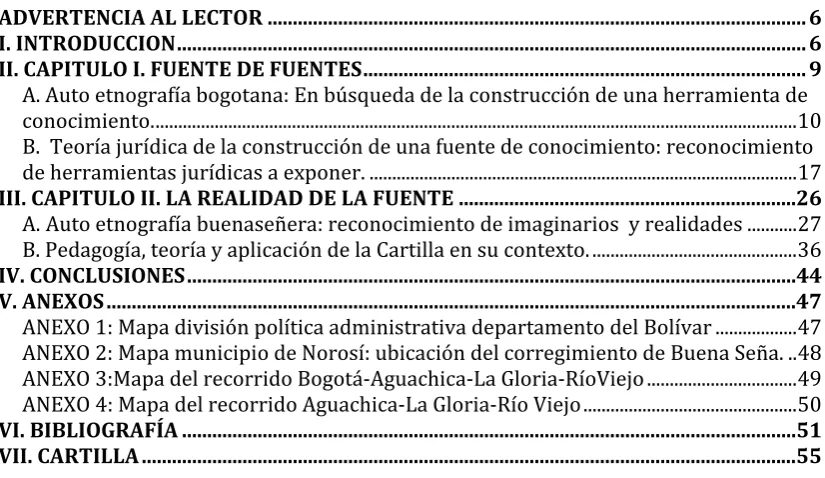 Tabla de contenido 