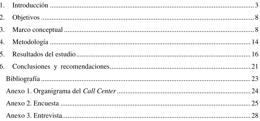 Tabla de Contenido