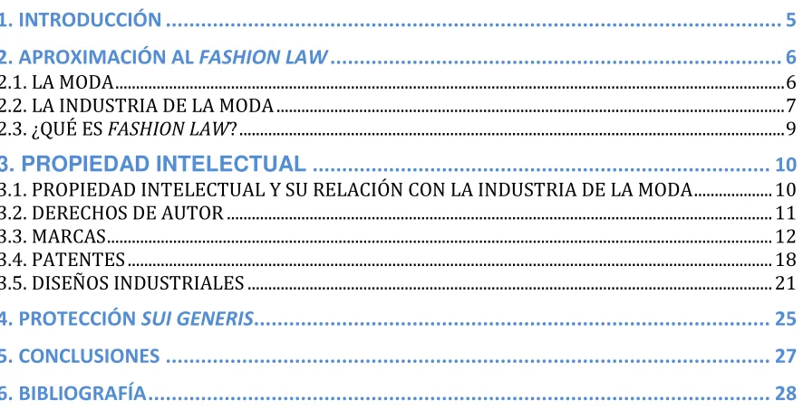 TABLA DE CONTENIDO 