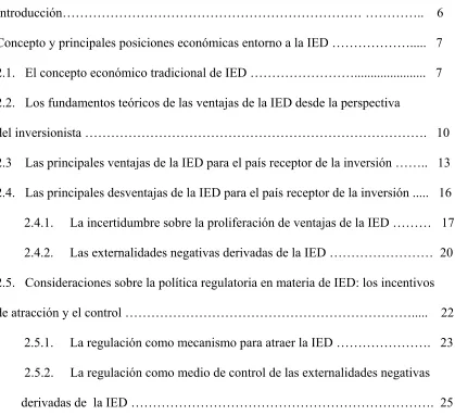 TABLA DE CONTENIDOS  
