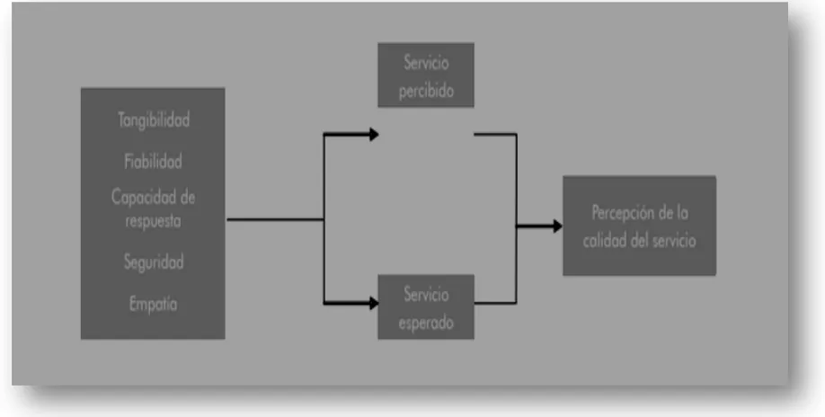 Figura 1. Brechas de la Percepción de la Calidad del Servicio. 