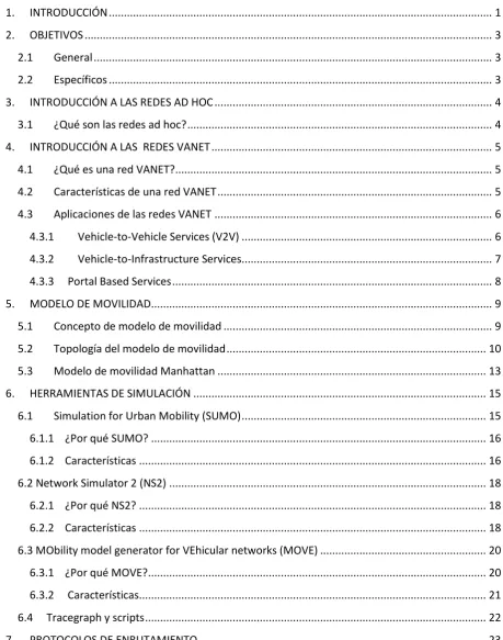 Tabla de contenido 