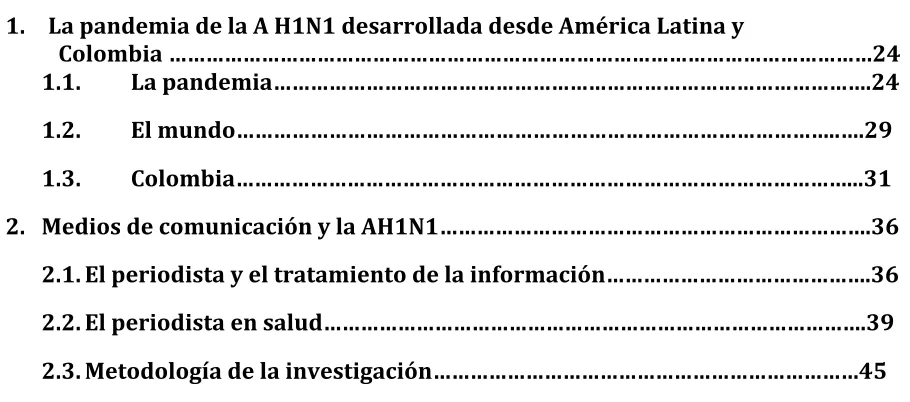 Tabla de contenido 