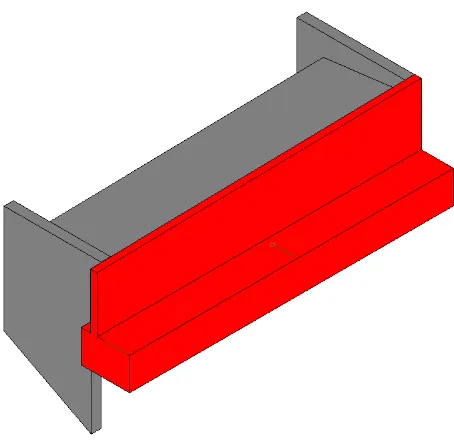 Figura 33 – Estribo, viga cabezal y espaldar 