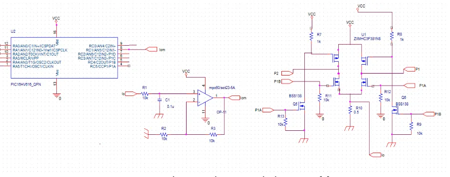 Figura 19 Bloque del micro controlador del circuito de disparo [9] 