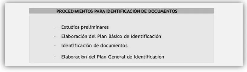 Tabla 1: Proceso de Identificación en España 