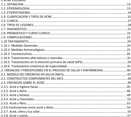 TABLA DE CONTENIDOS 