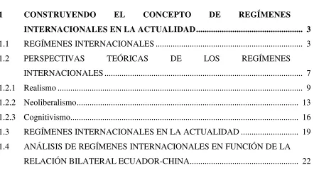 TABLA DE CONTENIDOS 