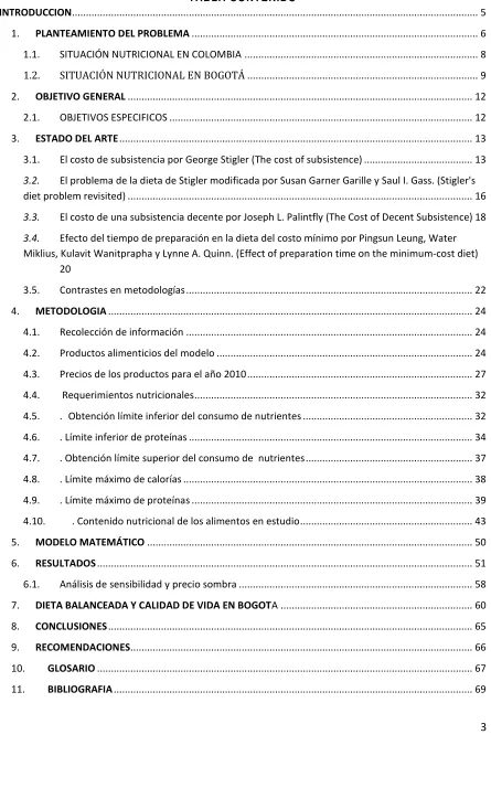 TABLA CONTENIDO 