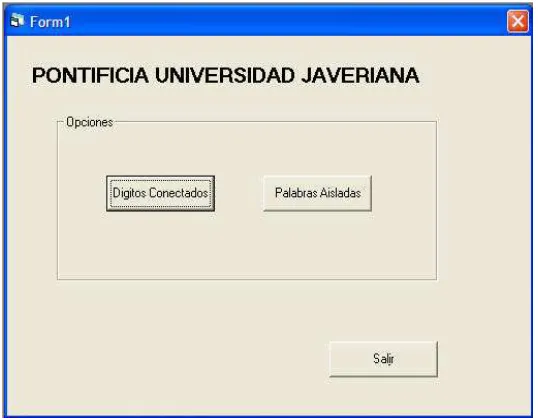 Figura 22.  Segunda Pantalla de la Interfaz. 