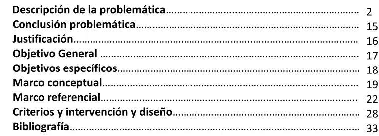 TABLA DE CONTENIDO 