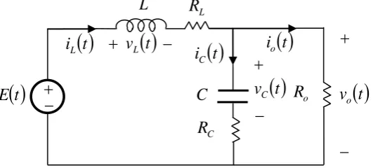 Figura 3. Convertidor DC-DC Boost circuito equivalente cuando el interruptor está en posición 2