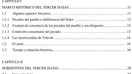 TABLA DE CONTENIDO 
