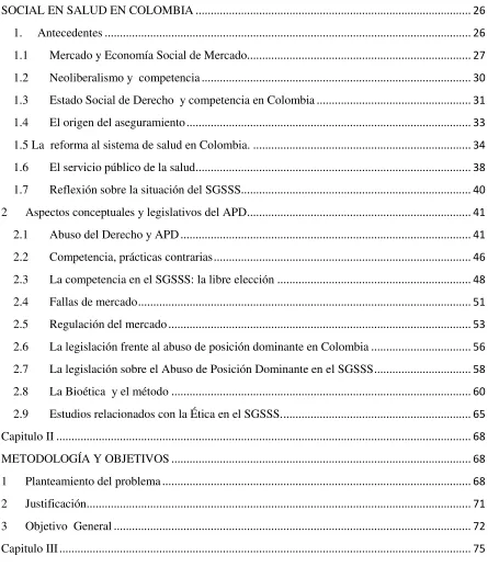 Tabla de Contenido 