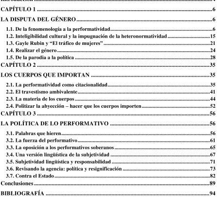 Tabla de Contenido 