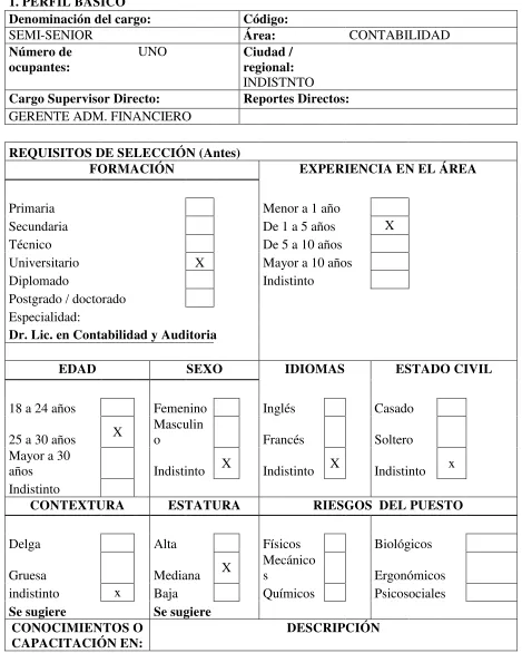 Tabla 10 Competencias Semi Senior Contabilidad 