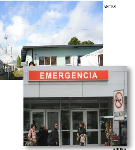 FIGURA No. 3  Área de Emergencia de Salud Nº 16 del Hospital Machachi Foto del año 2015  