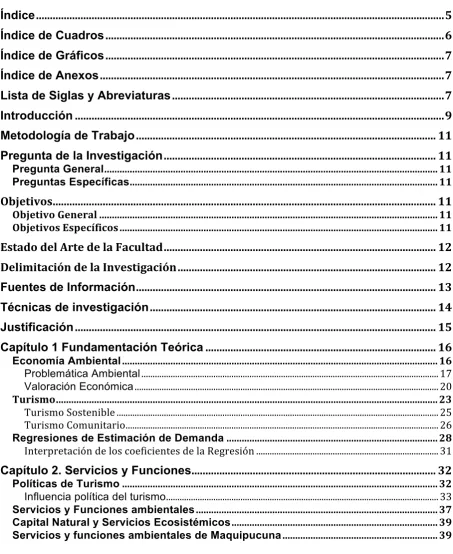Tabla de contenido 
