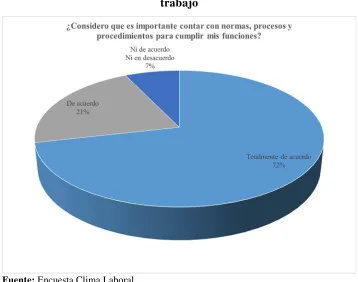 Figura N° 38: Importancia de procesos y procedimientos para el 