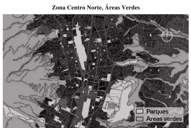 TABLA # 8 Datos zona Centro Norte excluidos parques metropolitanos 