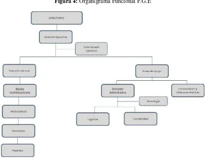 Figura 4: Organigrama Funcional F.G.E 
