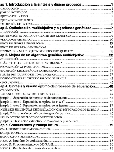 TABLA DE CONTENIDO