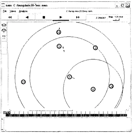 Figura 3.8: Network Simulator NAM