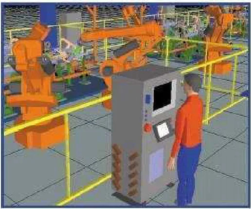 Figura 3,  Simulación en Igrip.  