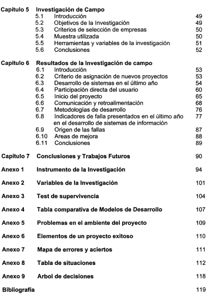Tabla comparativa de Modelos de Desarrollo