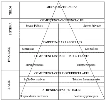 Figura 1. Tipos de competencias (Climent, 2010) 