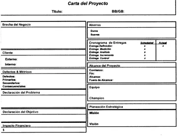 Figura 18. Formato Carta de Proyecto 