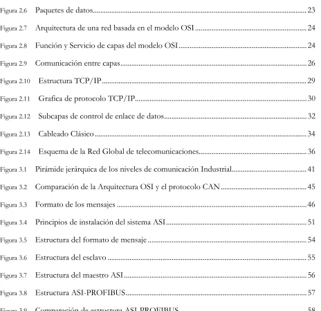 Figura 2.6 Paquetes de datos.....................................................................................................................23 